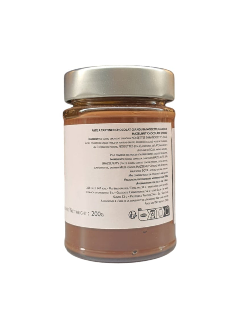 Pâte à tartiner baguett. chocolat gianduja noisette