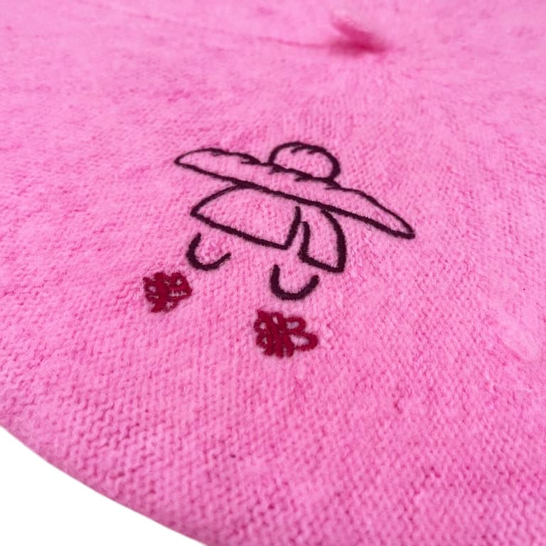 French béret rose