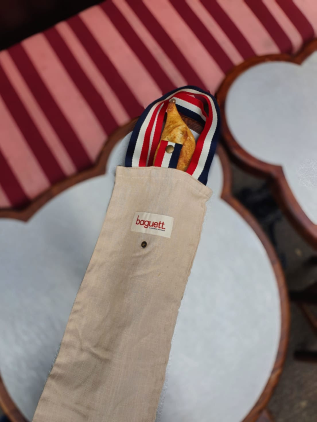 Sac baguett. Bisous
