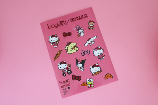 Planche de stickers Baguett. x Hello Kitty & Friends