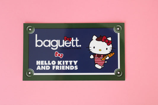 Carte postale Baguett. x Hello Kitty & Friends